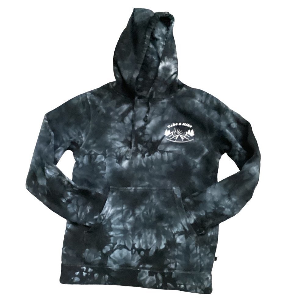 RSQ "Take A Hike" Graphic‎ Tie Dye Hoodie Sz L #114J - Picture 6 of 8